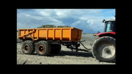 le crotoy remblaiement de la plage