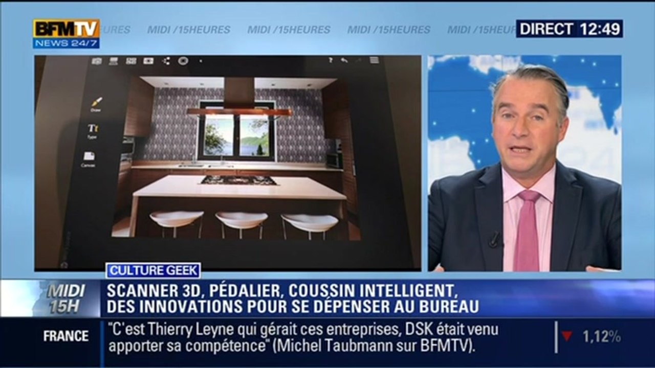 Culture Geek: Scanner 3D, coussin intelligent, PC sans clavier ni souris: des objets qui vont changer notre vie au bureau - 30/10