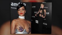 Rihanna and Miley Cyrus Dared To Bare At The amfAR Gala