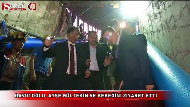 Davutoğlu, Ayşe Gültekin ve bebeğini ziyaret etti