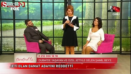Jeti olan damat adayını reddetti