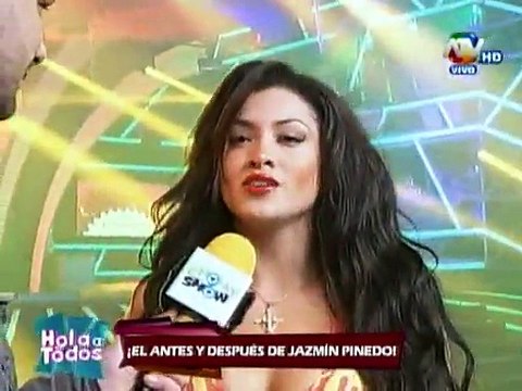 Vea el antes y después de Jazmín Pinedo