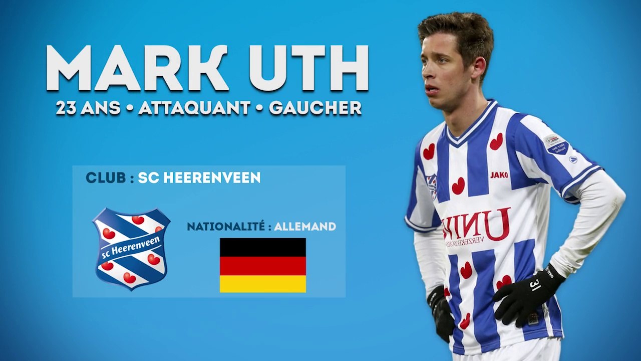 Mark Uth, le buteur allemand d'Heerenveen