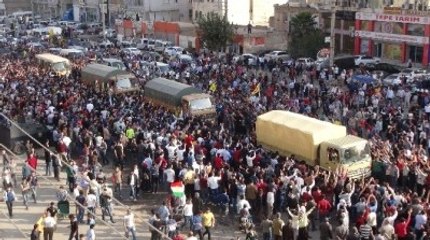 Peşmerge Konvoyu Kızıltepe'den Viranşehir'e Hareket Etti