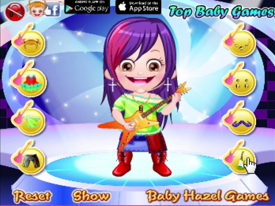 Baby Hazel Rockstar Dressup Let's Play / PlayThrough / WalkThrough Part