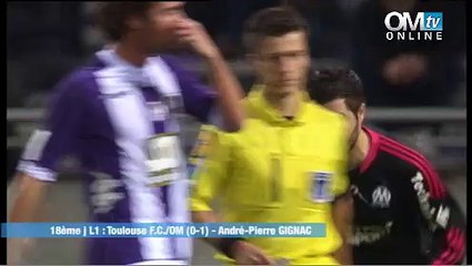 Toulouse 0-1 OM : Le but de Gignac