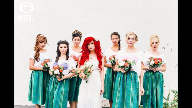 Un incroyable mariage sur le thème de La Petite Sirène