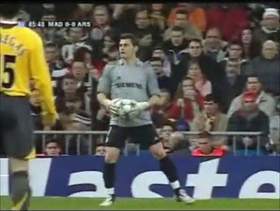 Real Madrid 0 vs Arsenal 1 - UCL 2006 full match - 2 tiempo