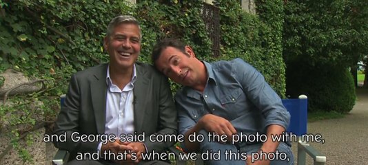 Pub Nespresso 2014 - Jean Dujardin et George Clooney (Making of)