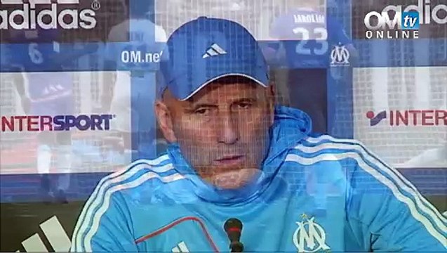 Conf' de presse avant Ajaccio-OM