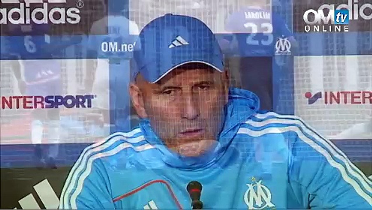 Conf' de presse avant Ajaccio-OM