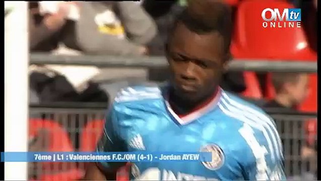 Valenciennes 4-1 OM : Le but de Jordan Ayew (90e)