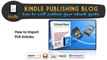 16.Ultimate Ebook Creator How to Import PLR Articles - Kindle Publishing Blog