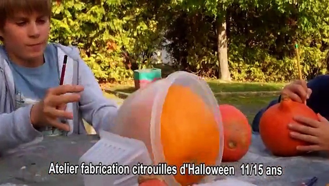 Atelier fabrication citrouilles d'Halloween 11-15 ans