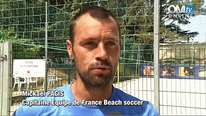 Avec l'équipe de France de beach à Aix