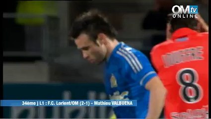 Lorient 2-1 OM : le but de Valbuena