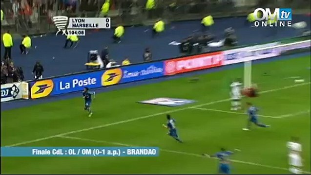 OL 0-1 OM : le but de Brandao