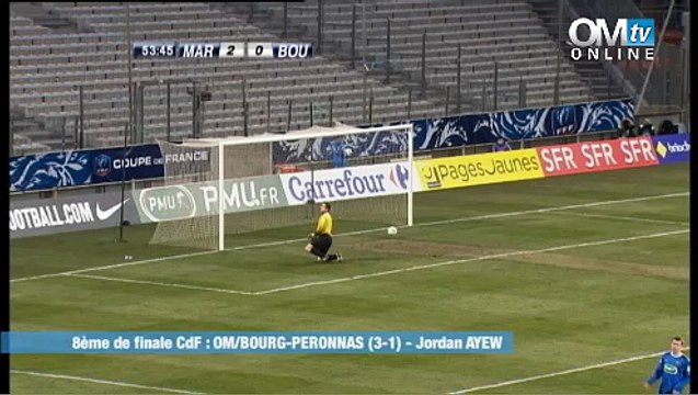OM 3-1 Bourg P. : le but de Jordan Ayew