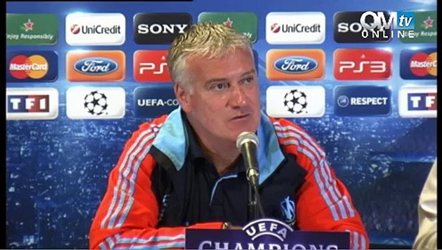 Le coach face à la presse avant OM-Bayern