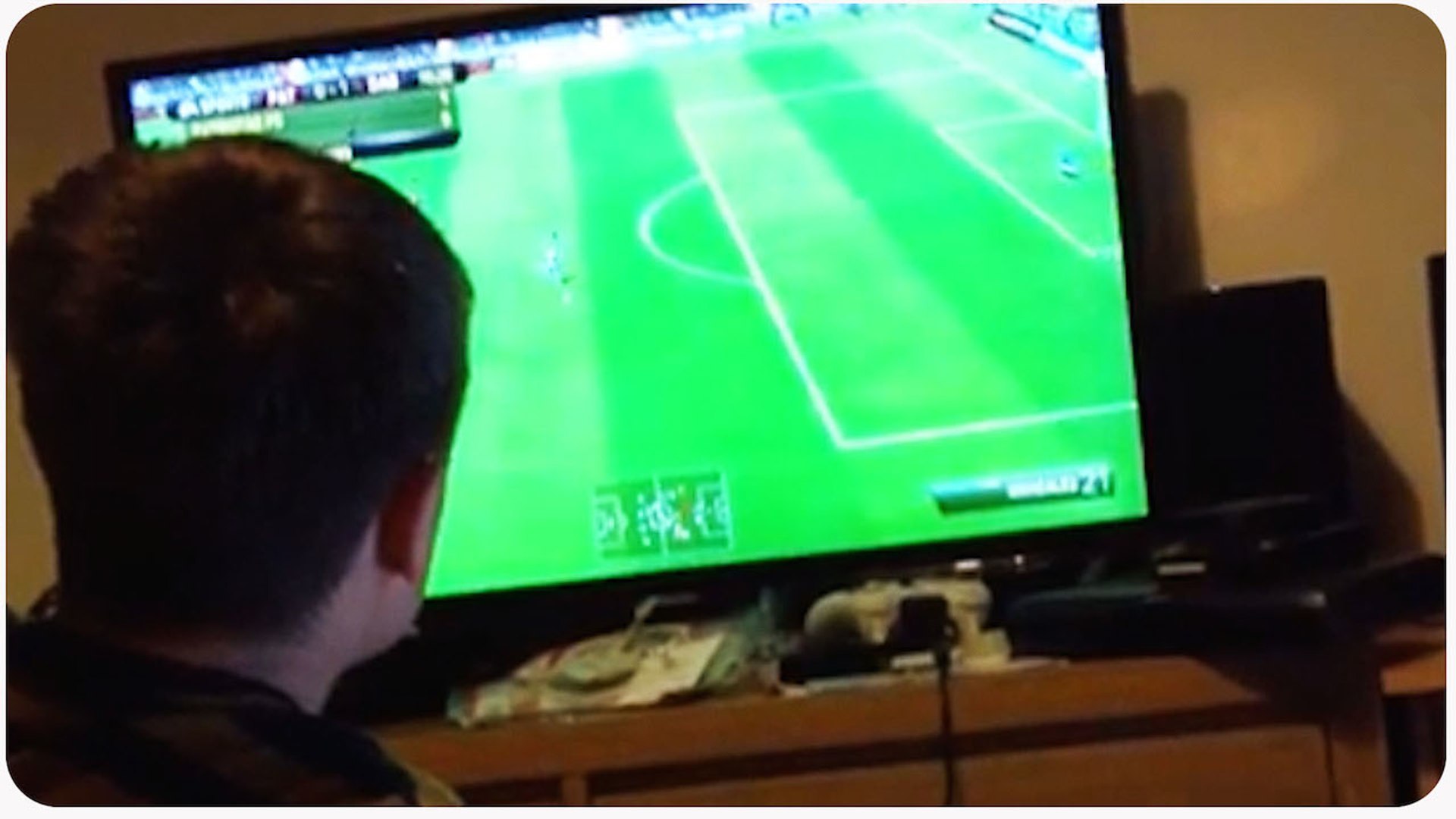 FIFA Video Game Loser Rage Quit