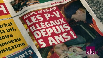 Alcool au volant , les p-v illégaux depuis 5 ans !