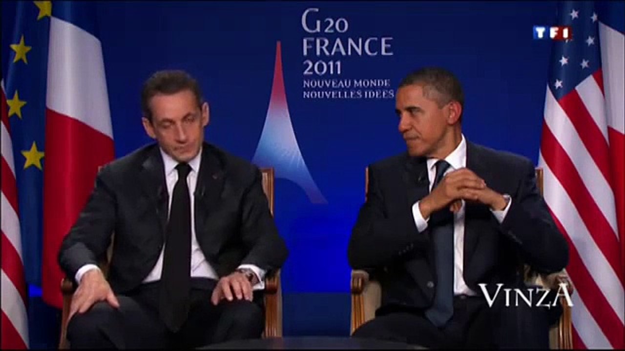Barack Obama et Nicolas Sarkozy au G20 - le clash (parodie)