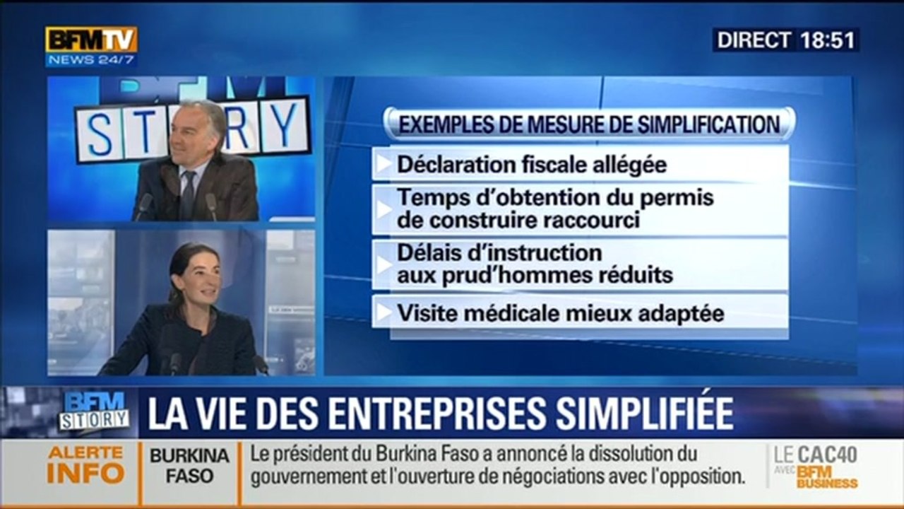 BFM Story: Simplification: de nouvelles mesures pour faciliter la vie des entreprises et des particuliers - 30/10