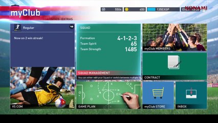 PES 2015 - Trailer modes