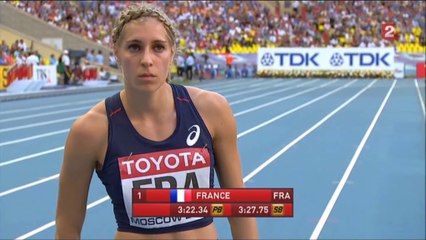 ChM athlé 2013, finale 4x400m F