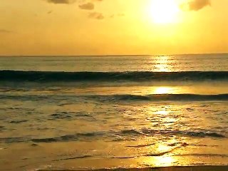 Jimbaran'da gün batımı