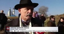 Janusz Korwin-Mikke i Przemysław Wipler apelują o utworzenie strzelnicy na Siekierkach (29.10.2014)