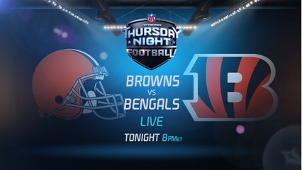 TNF Browns vs Bengals Tonight PROMO