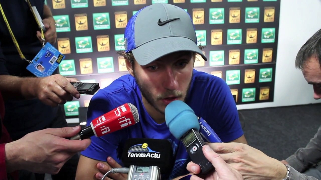 BNPPM - Bercy 2014 - Lucas Pouille : "J'espère prendre ma revanche"