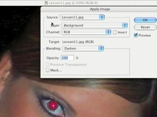 Tuto Photoshop - Redeye Reduction