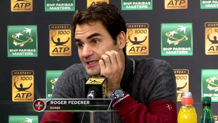 Paris - Federer, tras imponerse a Lucas Pouille