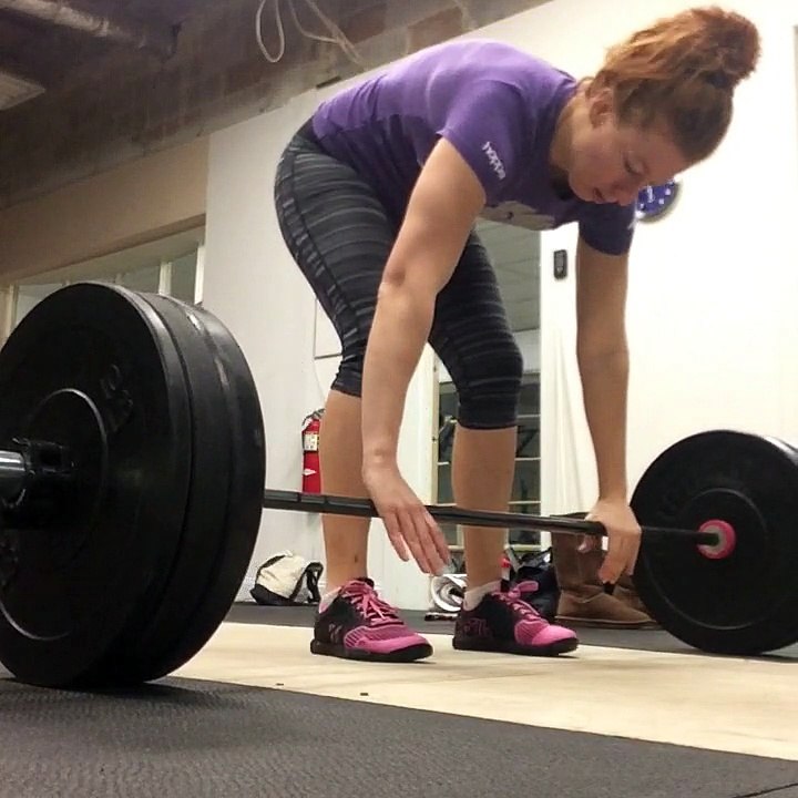 135# power clean