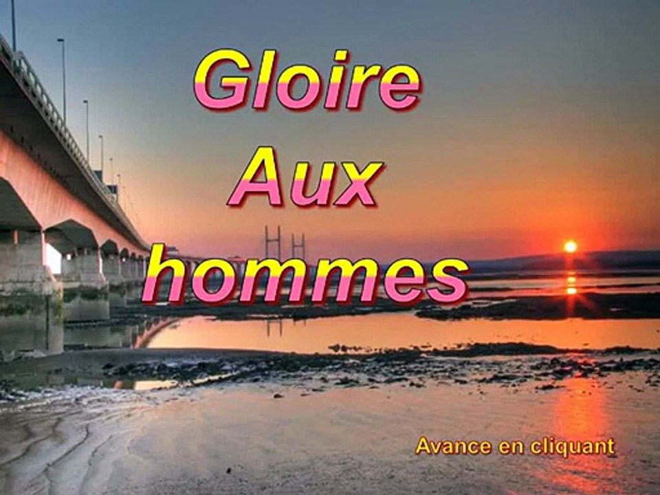 Gloire aux hommes