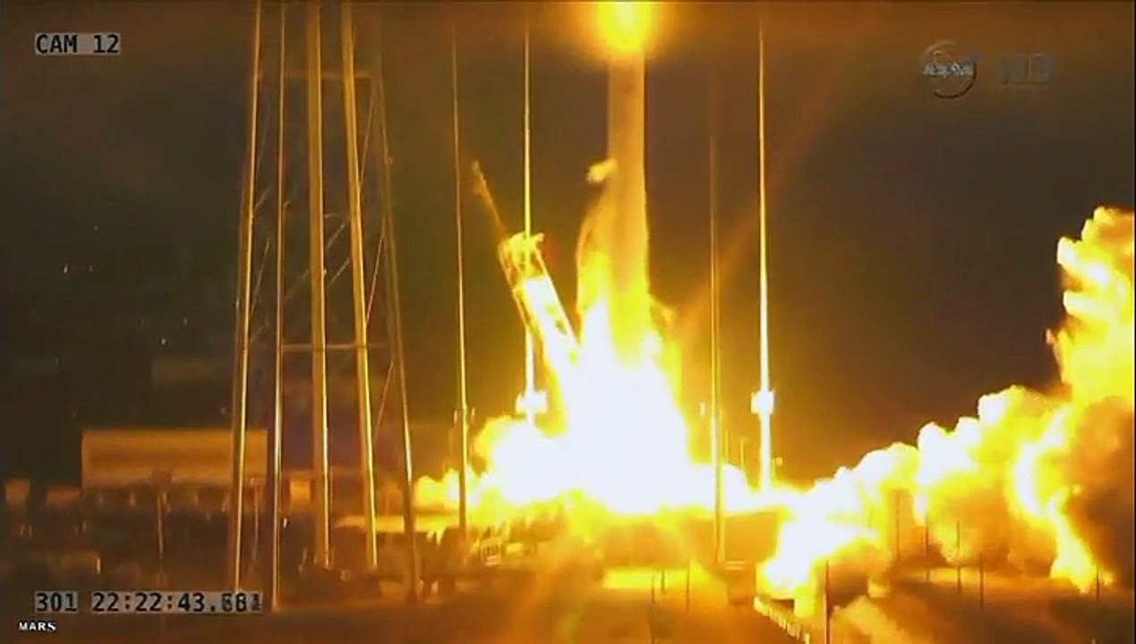 NASA's Antares 130 Explodes Seconds After Launch