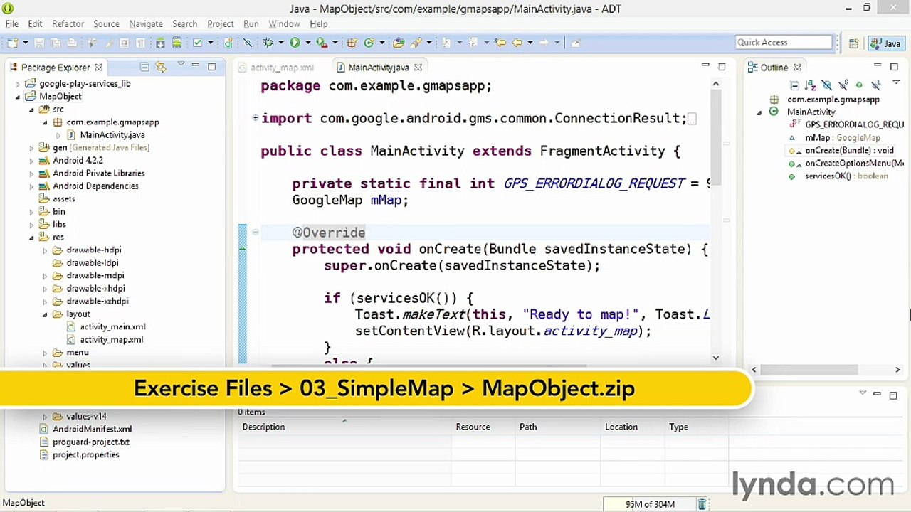 3002.Getting a reference to the map object