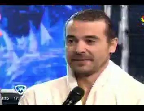 Pedro baile Aquadance con Paula haciéndole el aguante (previa-baile-jurado) - 30 de Octubre