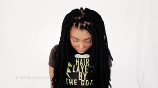 Yarn Wraps Finished Hairstyle Results (Tutorial Part 4 of 6)