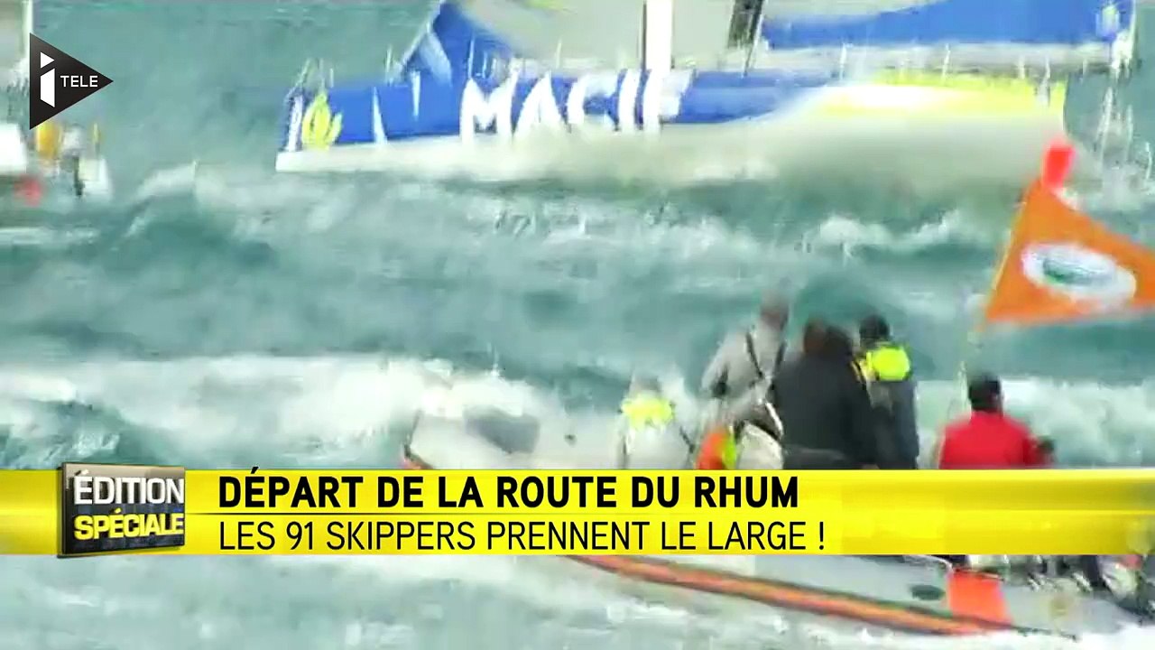 Le départ de la Route du Rhum