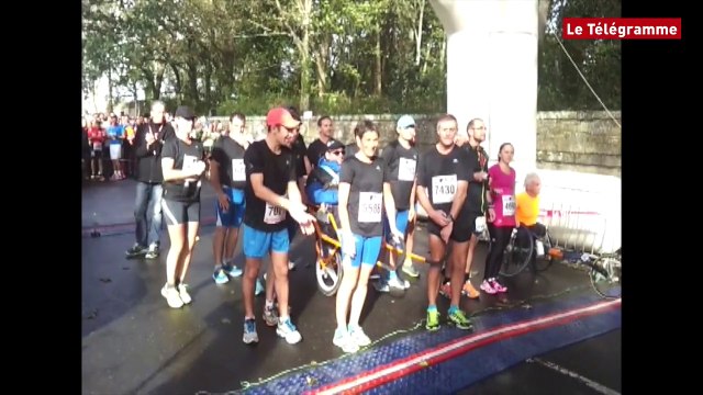 Saint-Pol - Morlaix. Le départ handisport