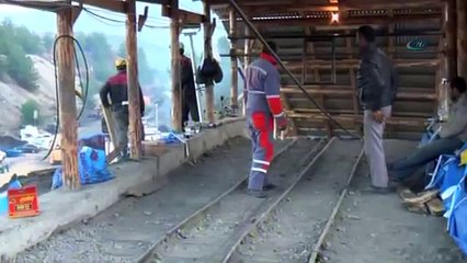 O madendeki kurtarma çalışmaları böyle görüntülendi