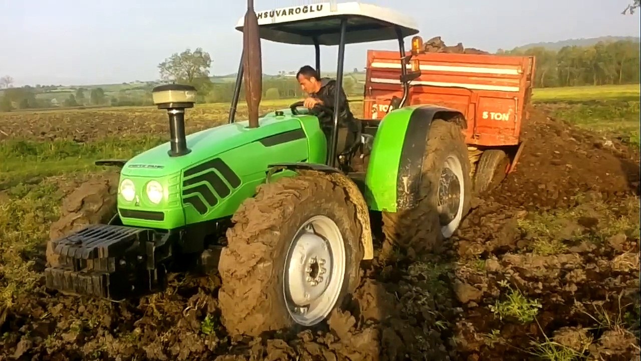 Deutz-Fahr Agrolux 80 Ve Römork Devirme - Tarım Günlükleri