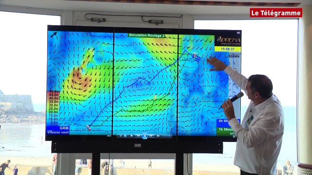 Route du Rhum - Destination Guadeloupe. Le routage expliqué à mon fils par Gildas Morvan