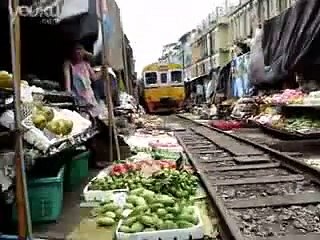 Commerial Market on Train Track Amazing Managment