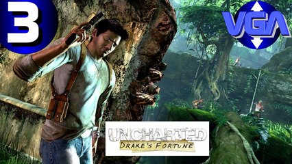 VGA Uncharted drake fortune walkthrough fr french sony ps3 2007 HD PART 3