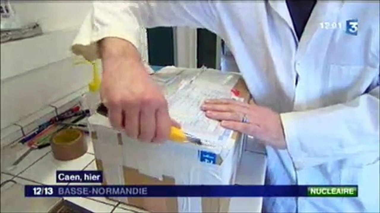 ACRO - Analyses de la radioactivité dans des urines d'enfants japonais - France3 Caen 09/03/2012