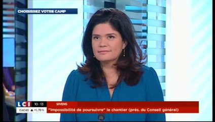 Raquel Garrido sur LCI à "Choisissez votre Camp" le 31/10/2014